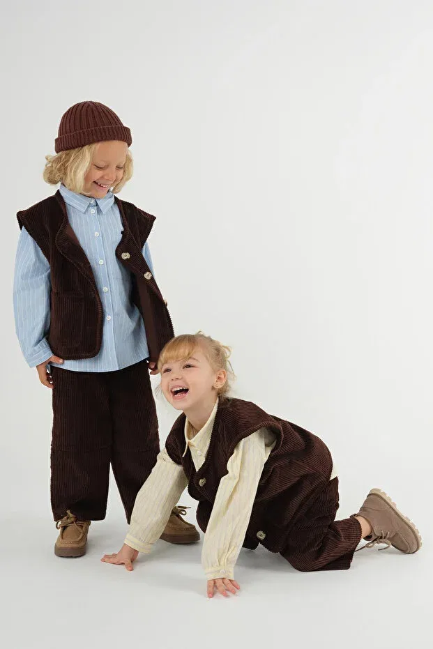 Детская рубашка для мальчиков с длинным рукавом Mioma Kids, Blue — фото 2
