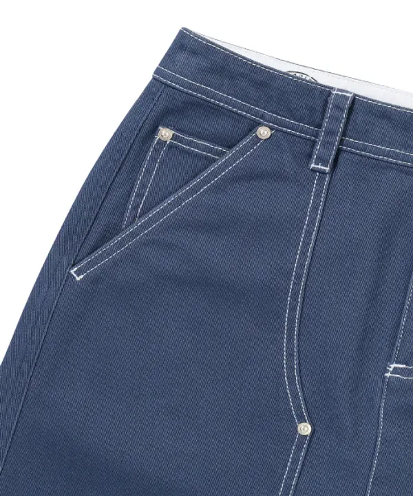 Юбка длинная карпентер, W, Superdry, темный индиго — фото 4