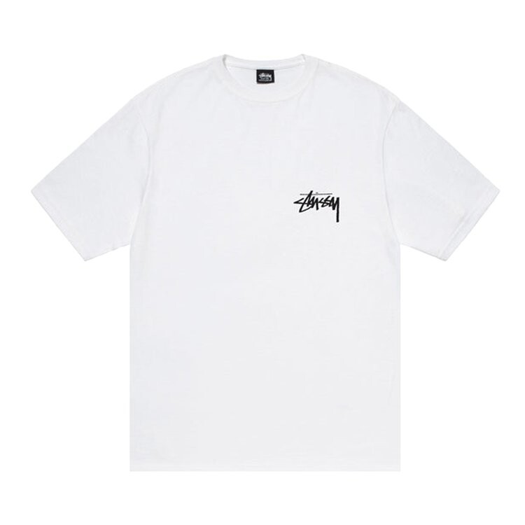 

Футболка Stussy 8 Ball Fade Tee 'White', белый