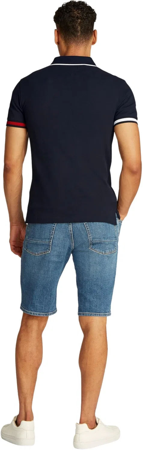 Мужское поло с коротким рукавом Slim Fit Tommy Hilfiger, 2-Desert Sky — фото 2