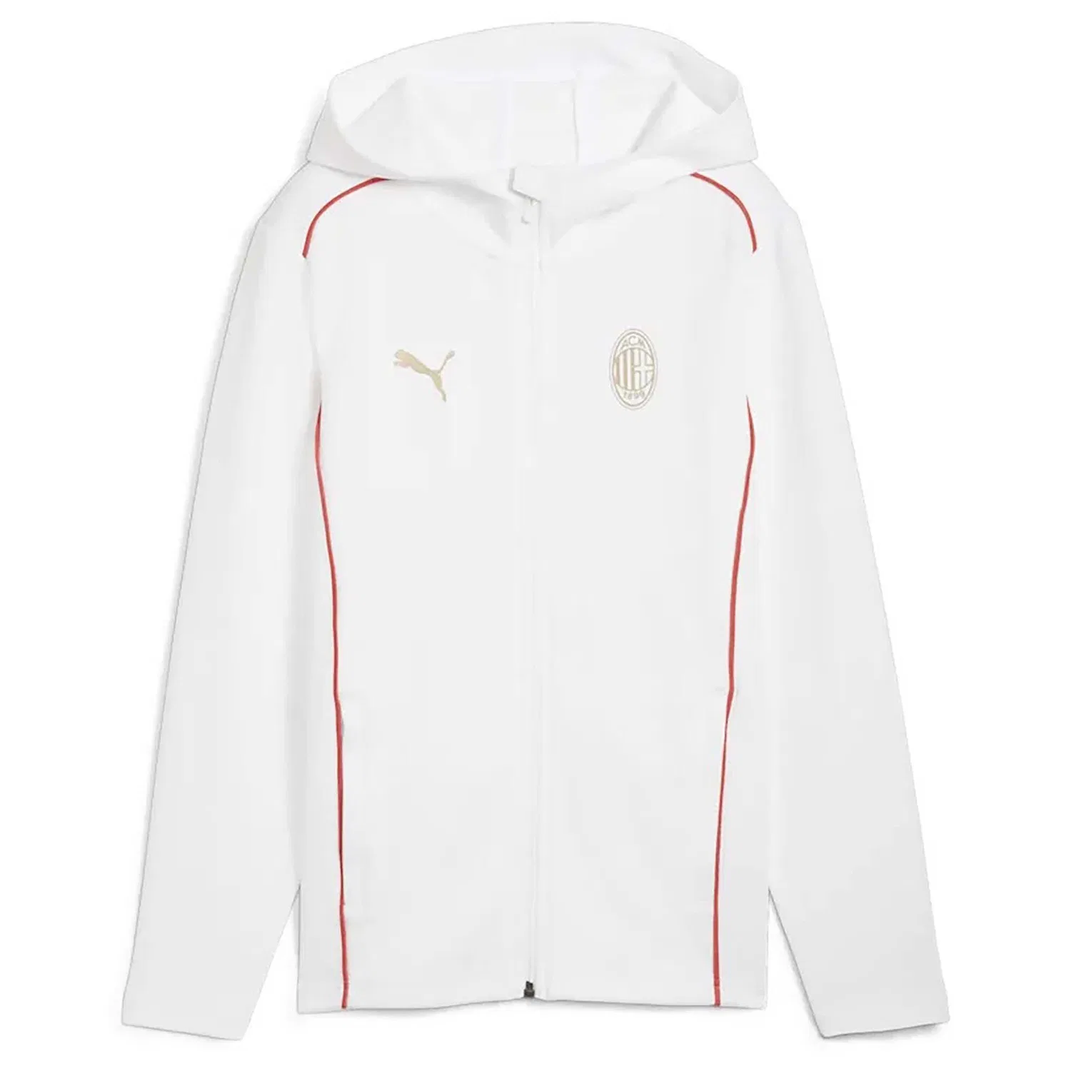 Детское худи с капюшоном Puma Acm Casuals Hooded Jkt Jr, Weiss