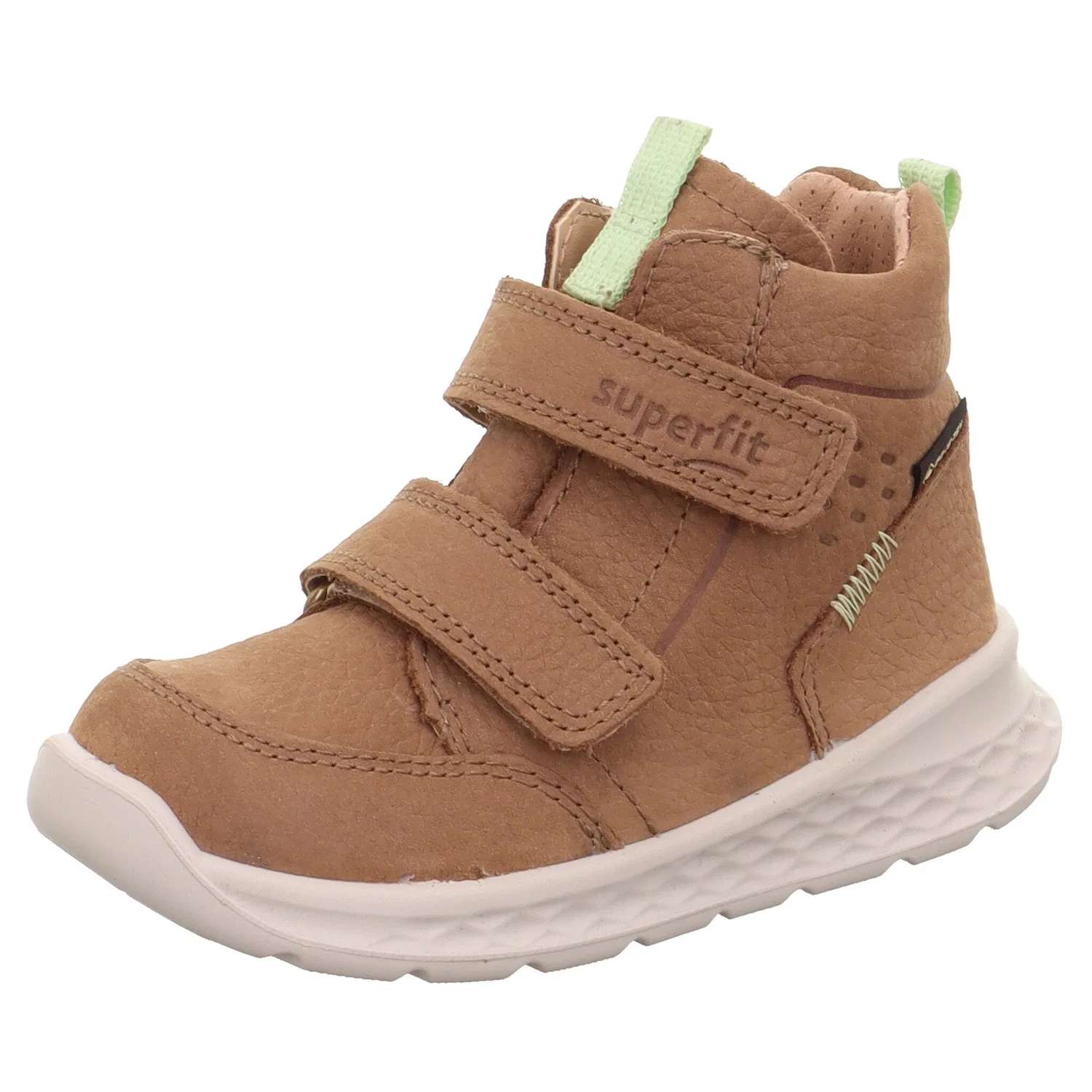 Детские зимние ботинки с мембраной GORE-TEX Superfit BREEZE, Light Brown/Light Green