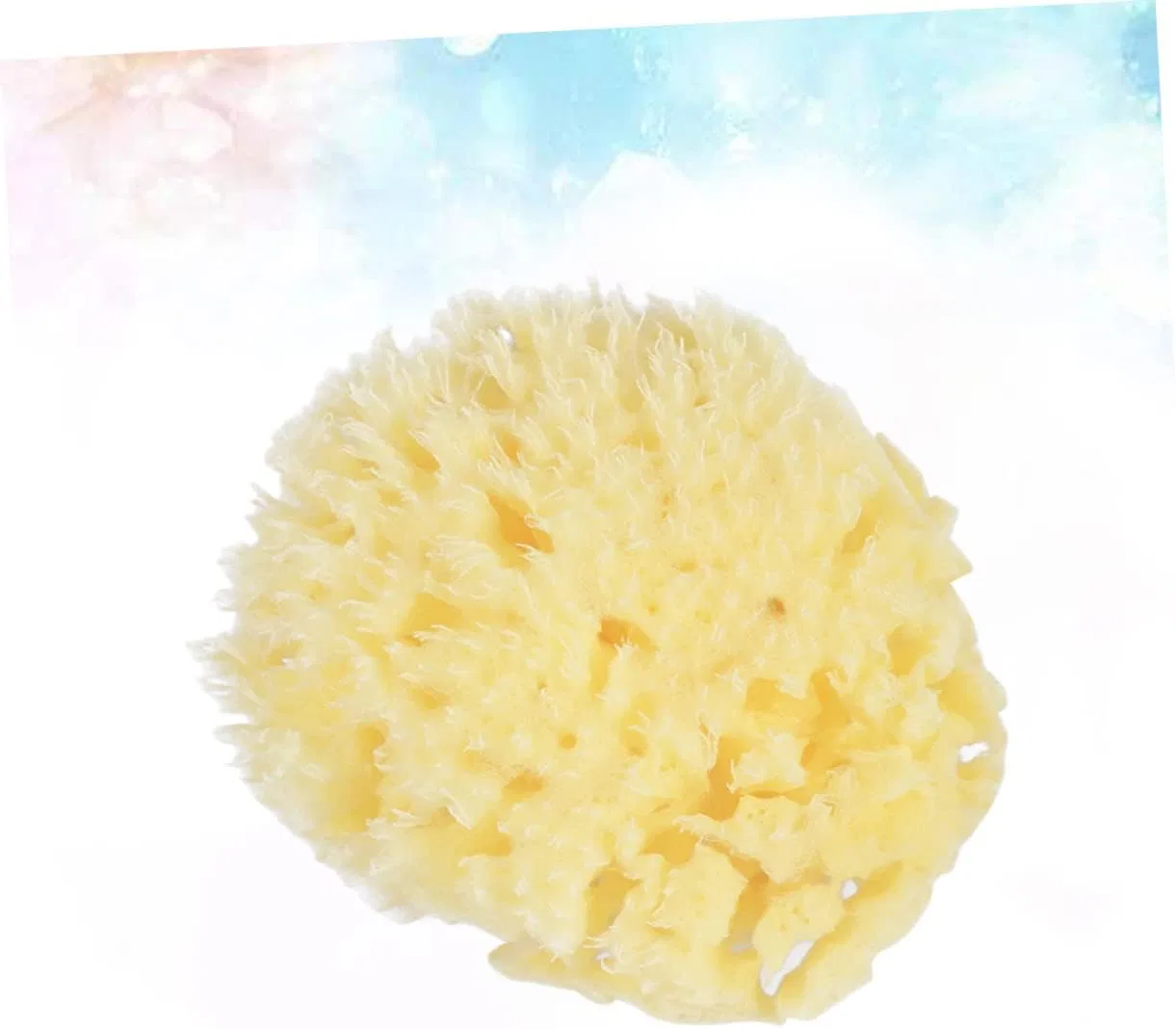 Мочалка Honeycomb Sponge, LRXIYODE, 1 шт, 10x9x4.5 см, Beige — фото 2
