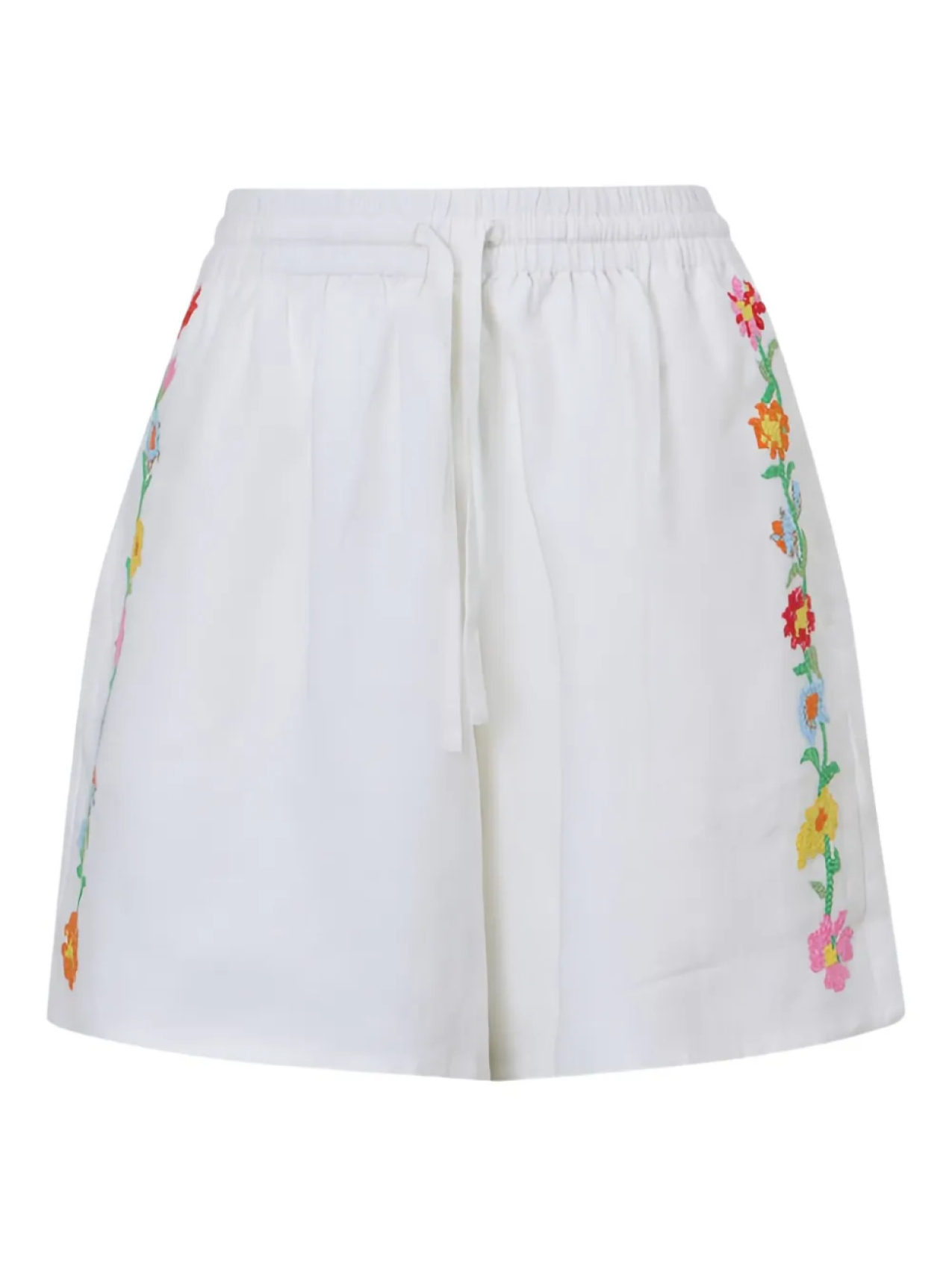 

Шорты с цветочной вышивкой Mira Mikati, белый