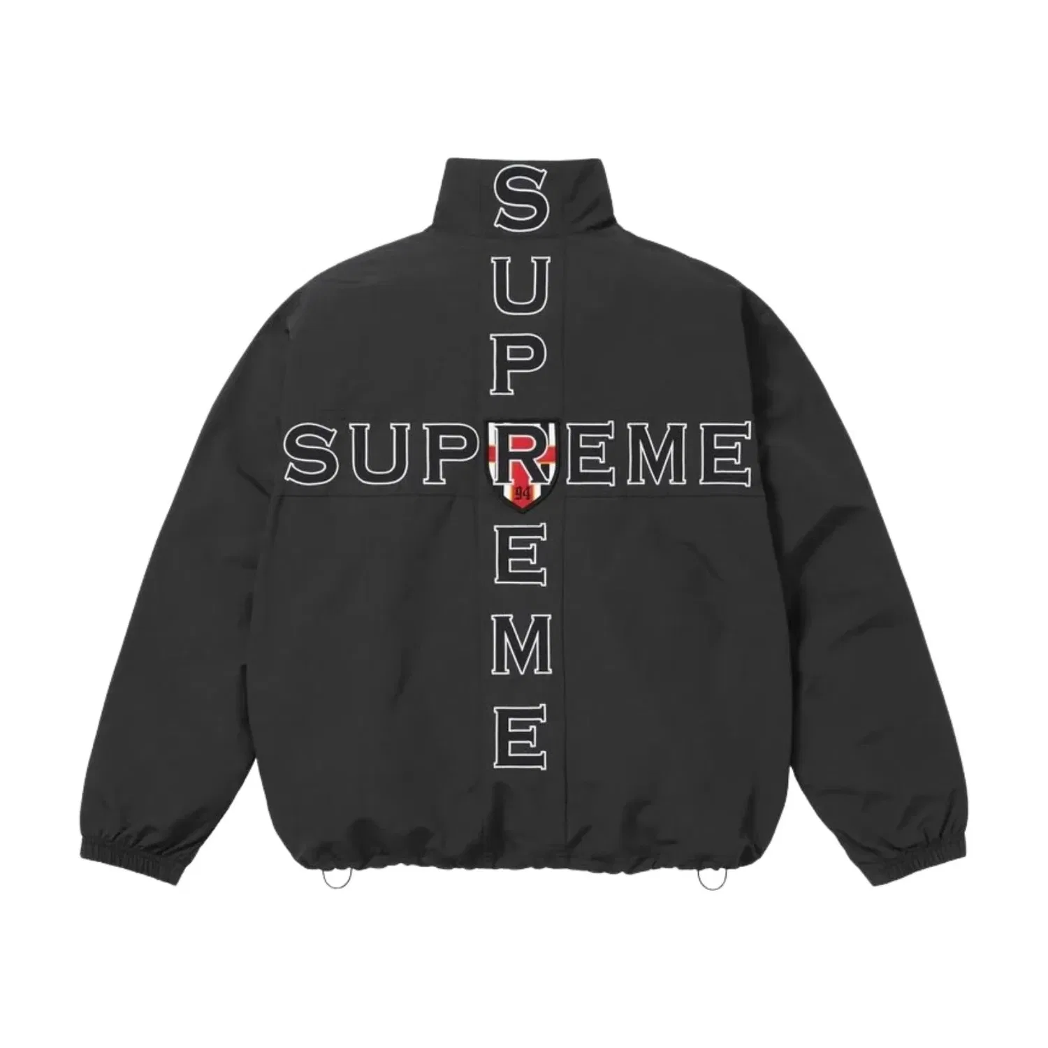 Мужская куртка FW26 Cross Track Jacket 'Black' Supreme, черный — фото 2