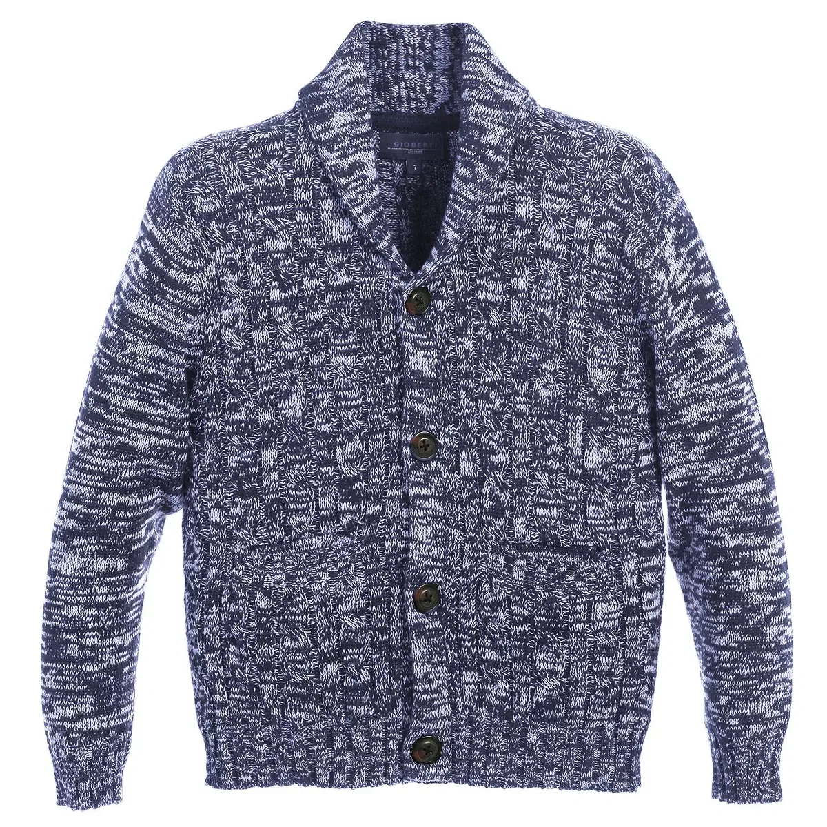 Детский кардиган-кофта с шальным воротником GIOBERTI, Navy