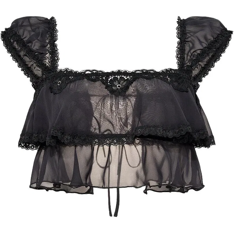 Женский пижамный топ Victoria's Secret, Black