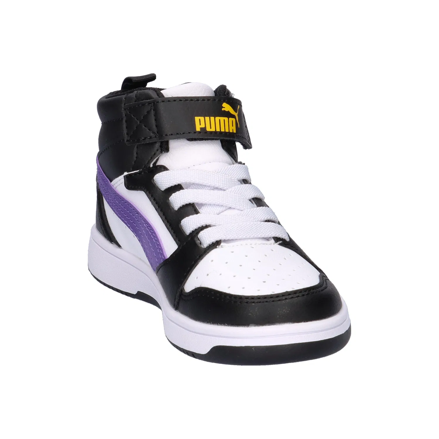 Детские кроссовки с высоким верхом Rebound V6 Mid AC+ PS Puma, Weiss — фото 2