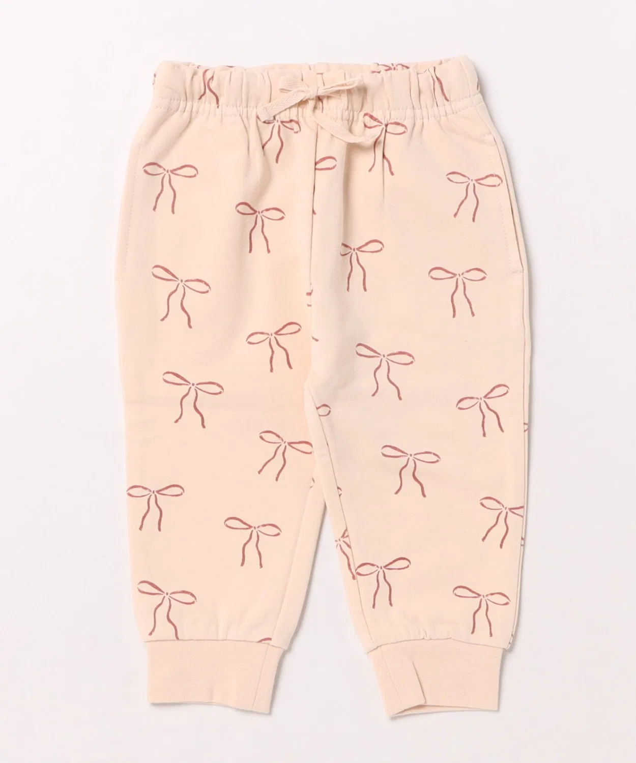 Детские релакс-штаны из футера с принтом Relaxed Sweatpant Quincy Mae, Pink