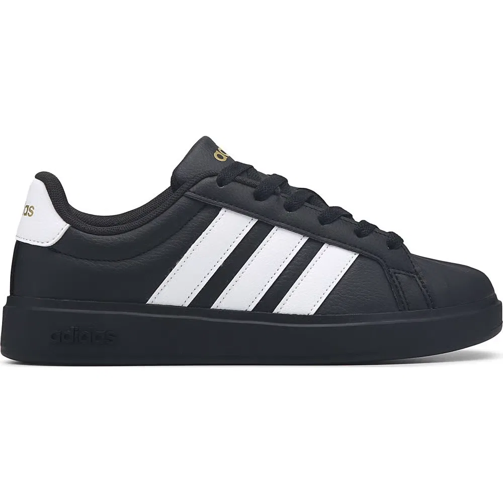 Детские кроссовки Streettalk Adidas, Black/Black/White — фото 2