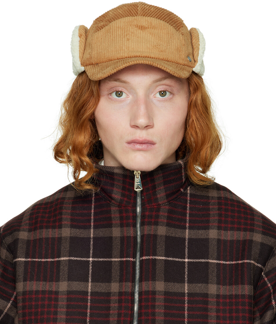 

Светло-коричневая вельветовая кепка Paul Smith