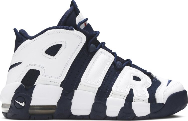 Кроссовки Nike Air More Uptempo GS 'Olympics' 2020, синий — фото 2