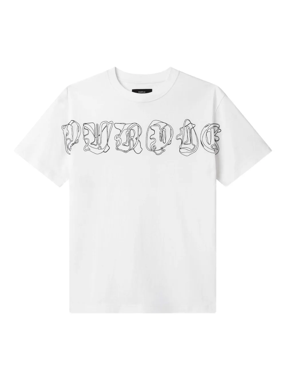 

Футболка с графическим принтом Purple Brand, белый