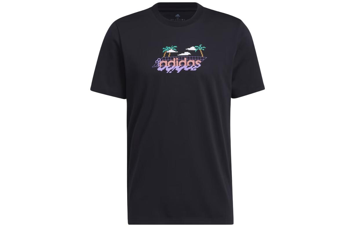 

Футболка мужская черная Adidas, черный