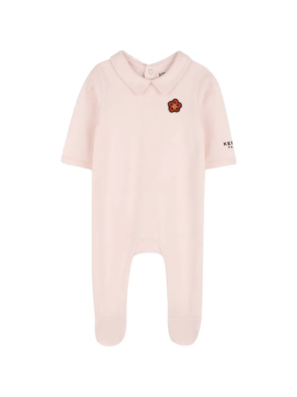 Пижама с принтом Boke Flower Kenzo Kids, бежевый — фото 3