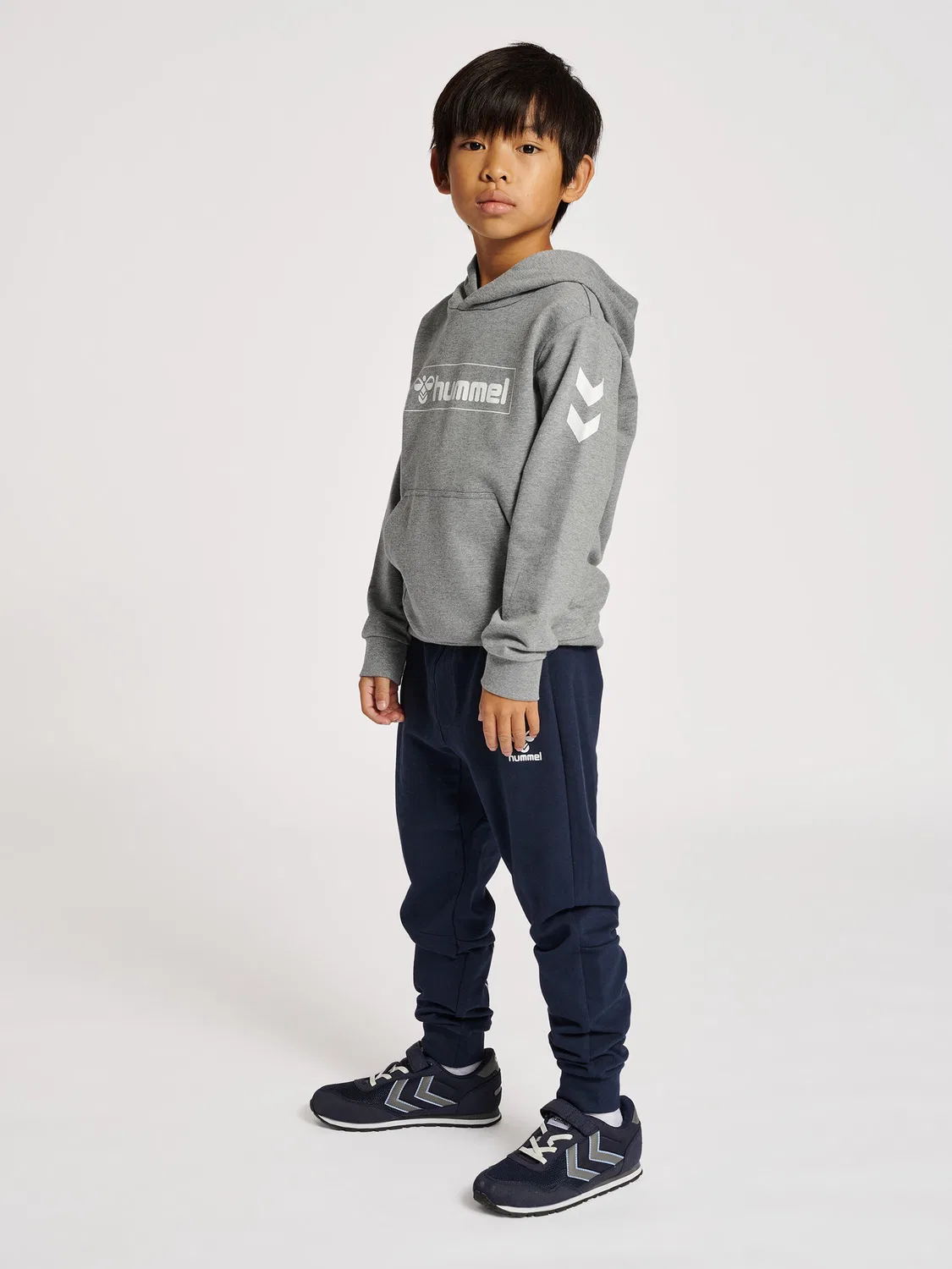 Детские спортивные штаны Hmlon с регулируемой талией Hummel, Midnight Violet Dark Violet — фото 3