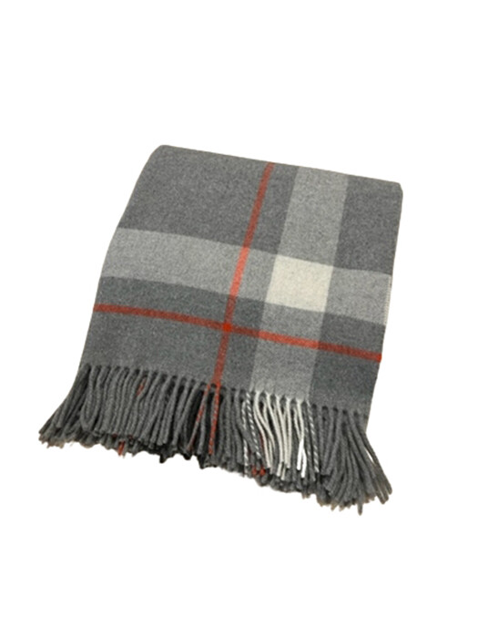 

Плед Somma Hudson Merino Wool With Fringe, 130×190 см, серый