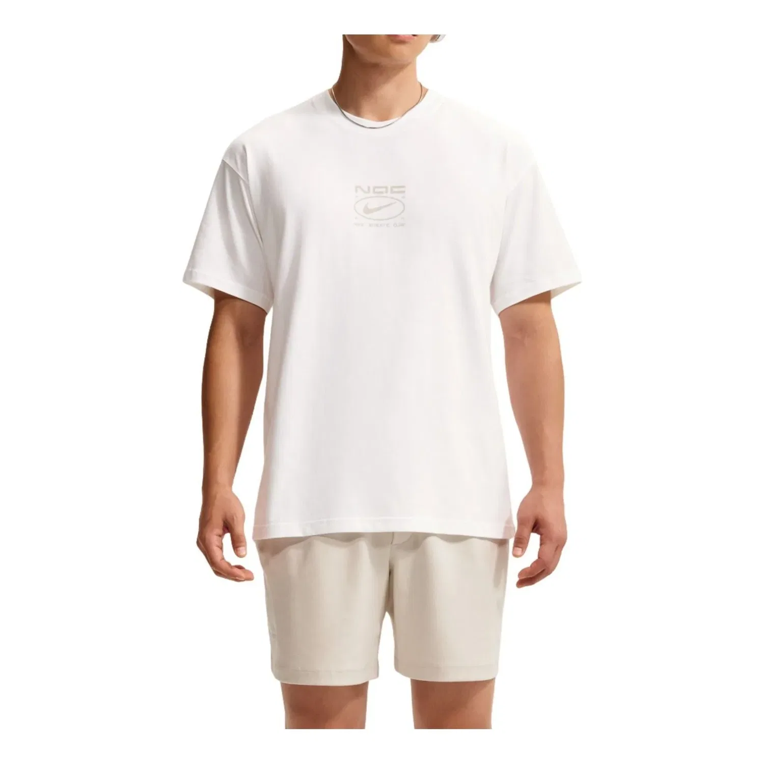 Мужская футболка N.A.C. T-Shirt 'White' Nike, белый — фото 3