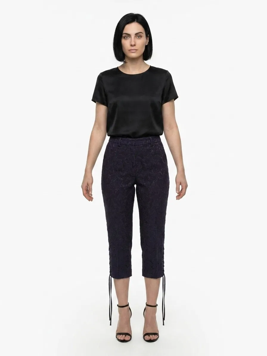 Женские укороченные брюки Dolce & Gabbana, Black