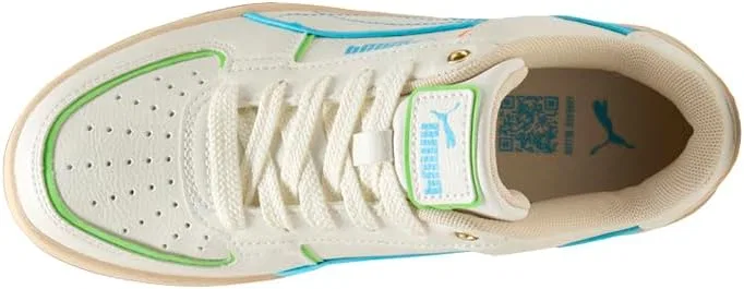 Детские кроссовки для мальчиков с шнуровкой Caven 2.0 PUMA, Off-White — фото 4