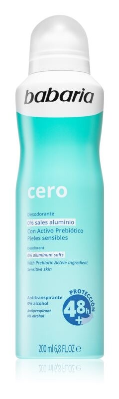 

Спрей-антиперспирант для чувствительной кожи Babaria Deodorant Cero