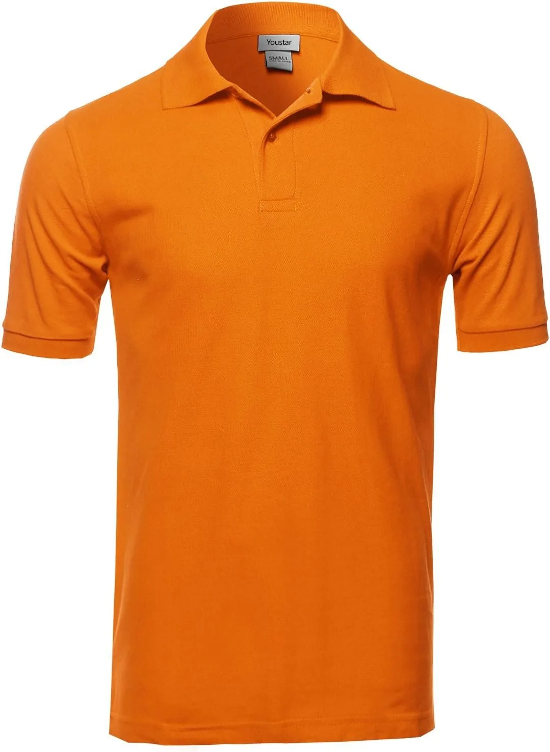 

Мужская поло Youstar с коротким рукавом и планкой на пуговицах