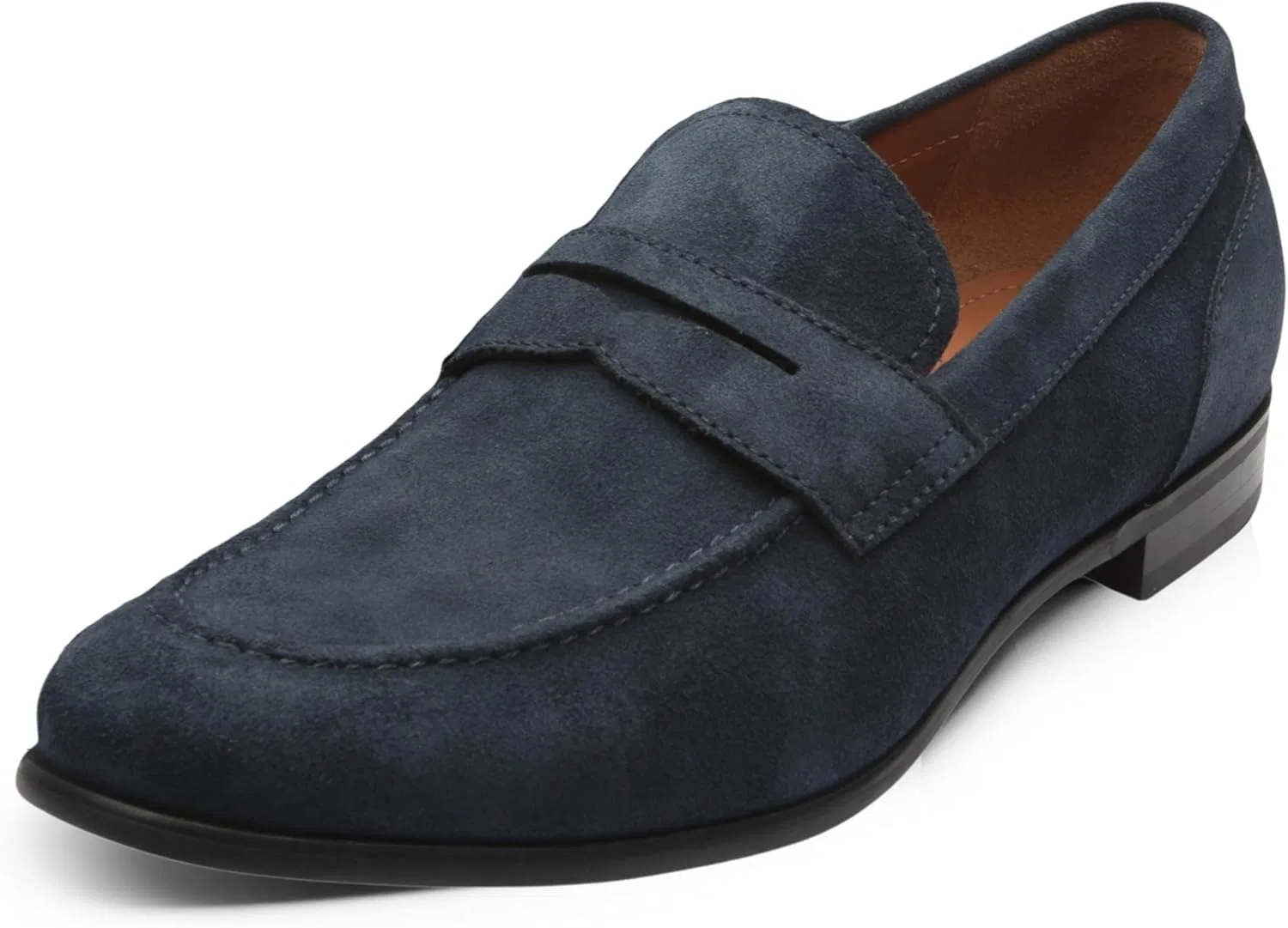 Лоферы Dunross & Sons из замши, синие