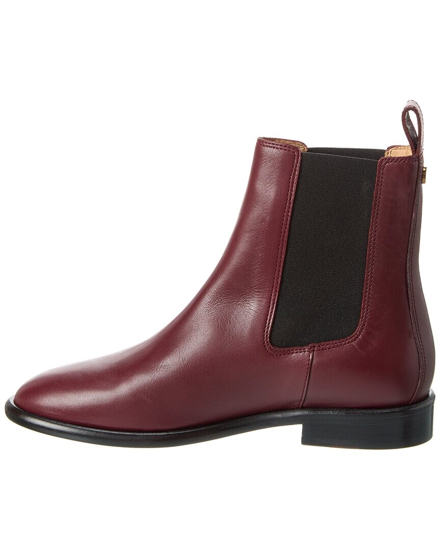 Кожаные ботильоны Isabel Marant Galna, красный — фото 4