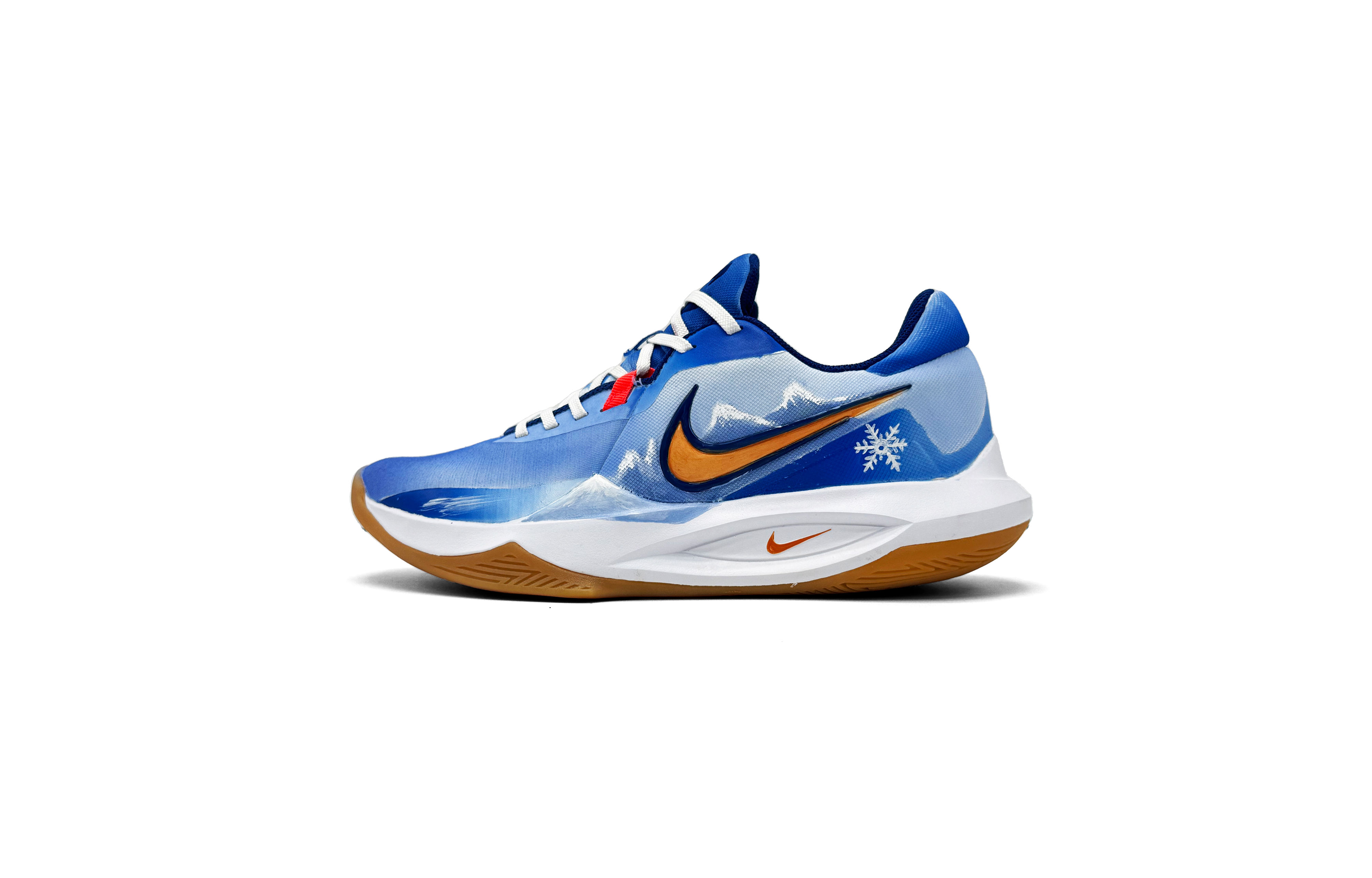 

Nike Баскетбольные кроссовки Precision 6 с противоскользящей подошвой, износостойкие, синие, мужские