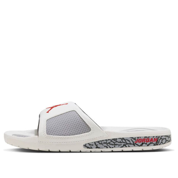 

Тапочки hydro 3 retro 'white cement' Air Jordan, белый