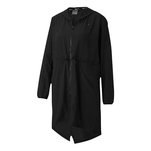 

Куртка studio flow woven hooded jacket 'black' Puma, черный