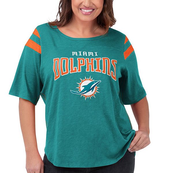 

Женская футболка с коротким рукавом 4her by carl banks aqua miami dolphins plus size linebacker G-Iii, Синий, Женская футболка с коротким рукавом 4her by carl banks aqua miami dolphins plus size linebacker G-Iii