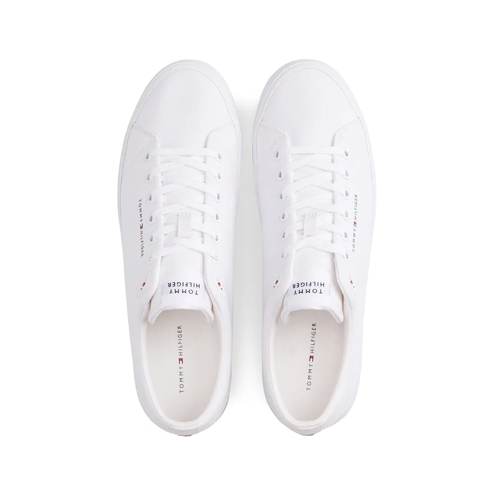 Мужские белые кеды Harlem Core Canvas от Tommy Hilfiger — фото 4
