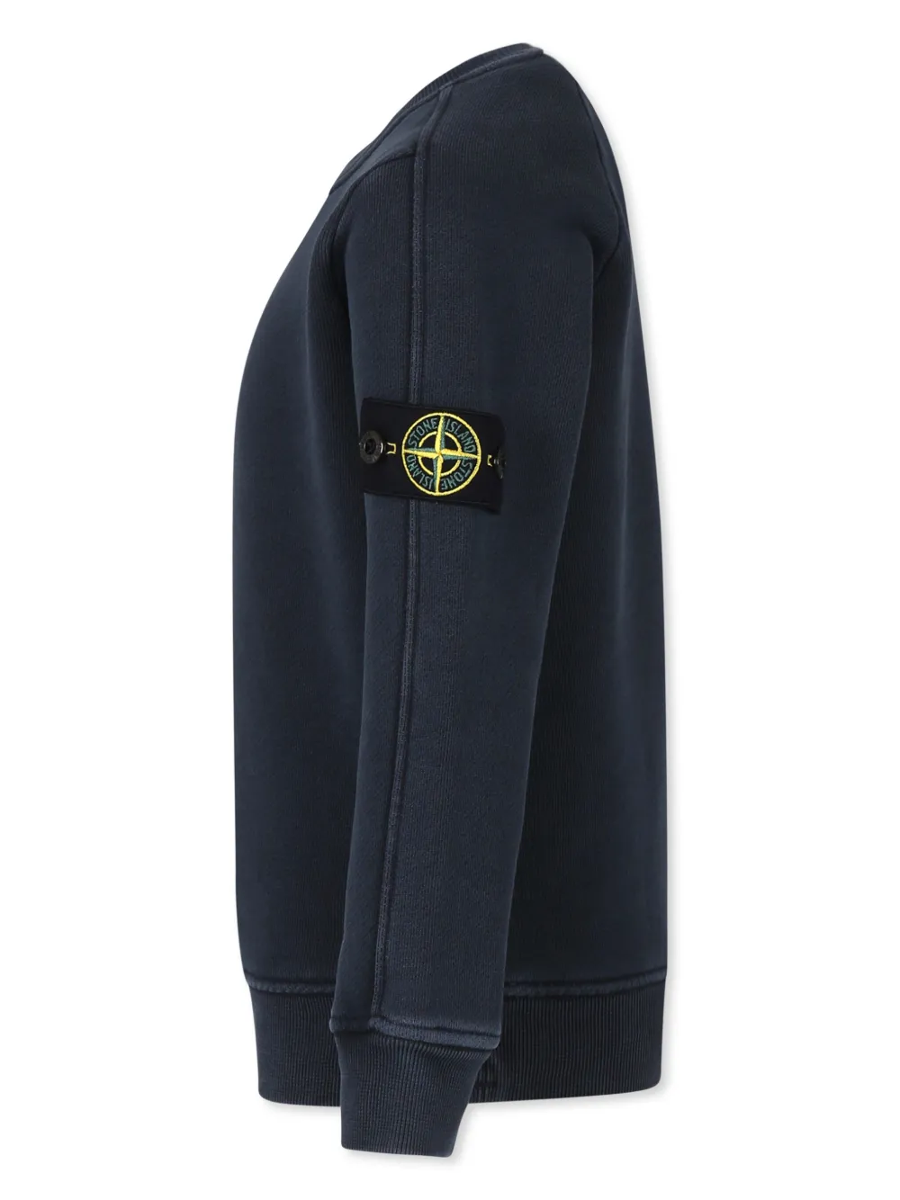 Толстовка из органического хлопка с логотипом Compass Stone Island Junior, синий — фото 3