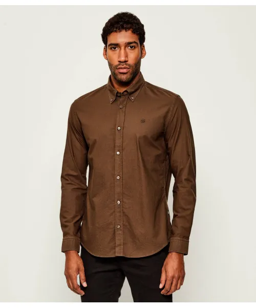 

Рубашка H-roan-bd-e-c1-253 Slim fit Boss, зеленый