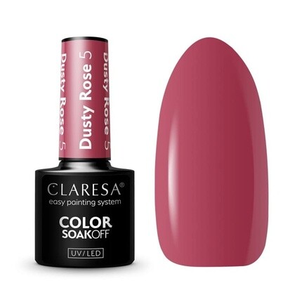 

УФ-лак для ногтей Dusty Rose, 5 мл — упаковка из 5 шт., Claresa