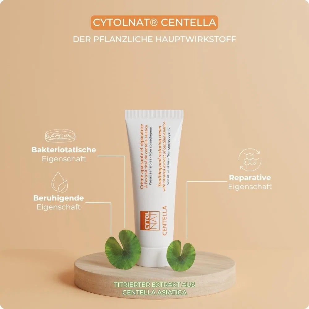 Гипоаллергенный успокаивающий крем с центеллой «Centella asiatica» от Cytolnat Cytolnat — фото 3