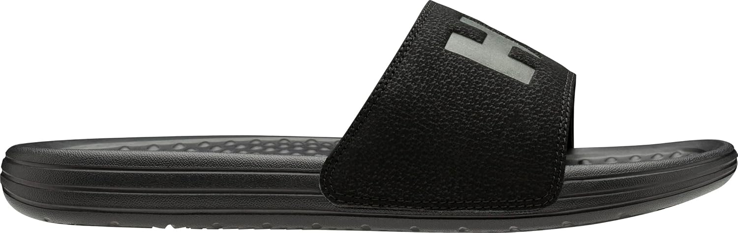 Сандалии Helly-Hansen H/H Slide, легкие, с мягкой стропой и логотипом, для пляжа и бассейна Helly Hansen, 990 Black/Gunmetal — фото 3