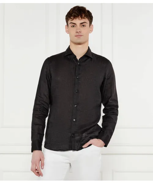 

Льняная рубашка Пай-в Slim fit Joop!, черный