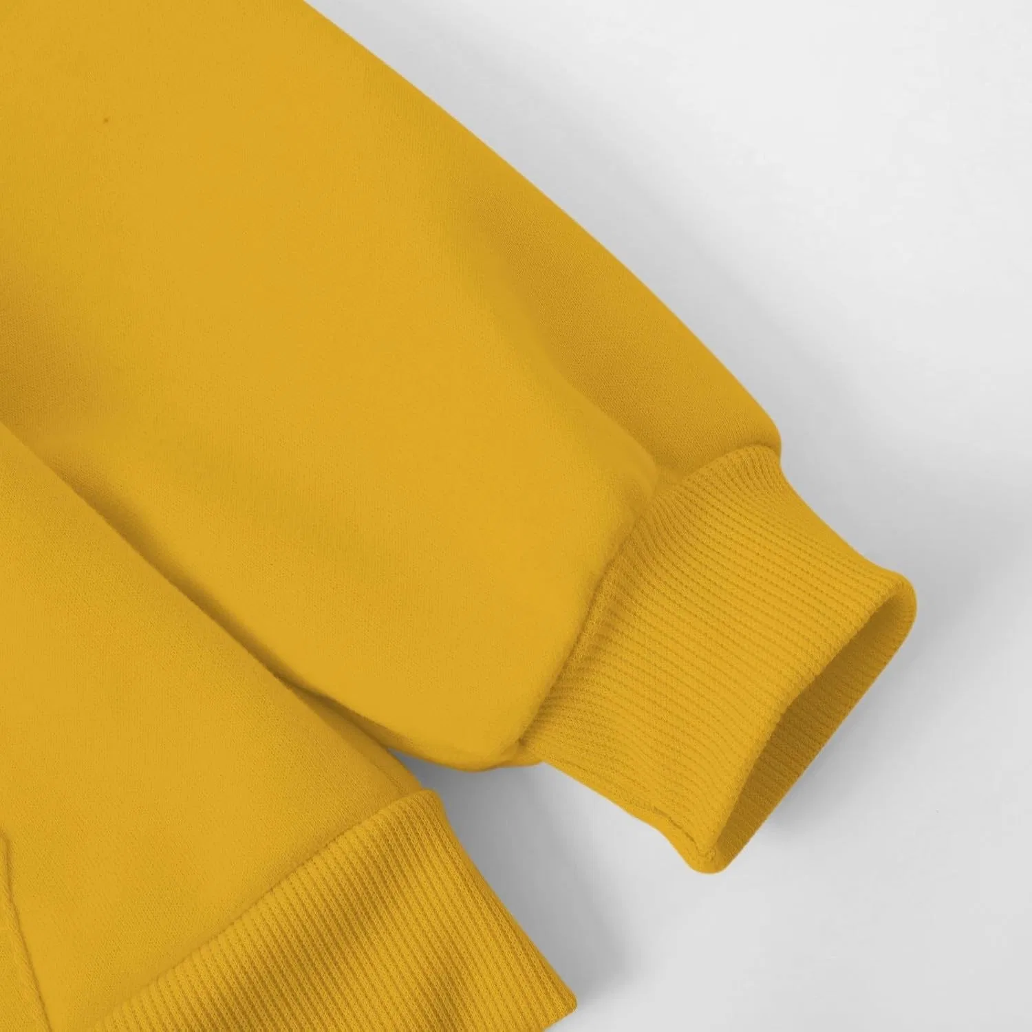 Худи оверсайз для девочек, длинный рукав, Generic, Yellow — фото 4