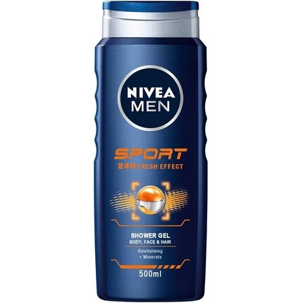 Мужской гель для душа для тела, лица и волос 500мл, Nivea — фото 3