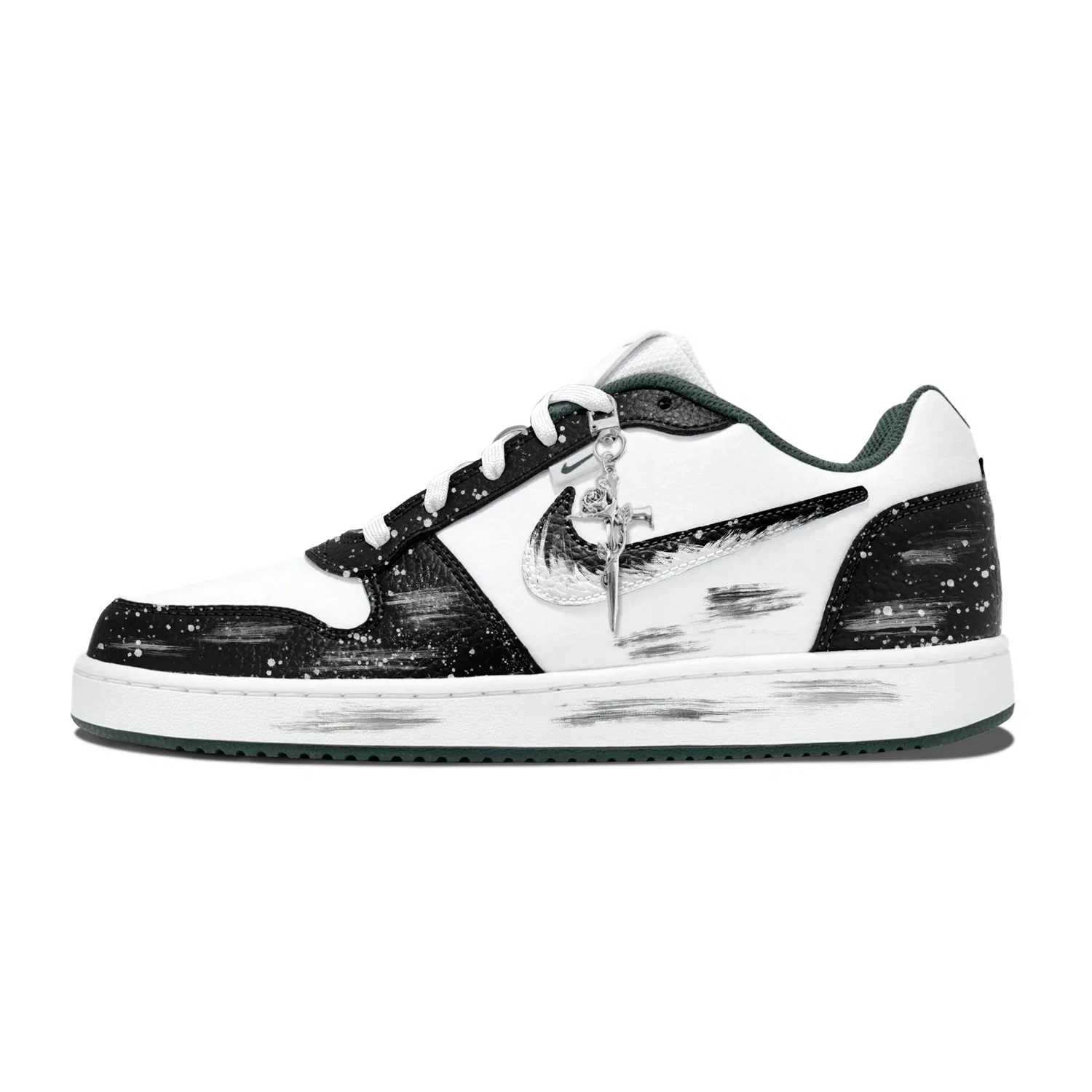Кеды скейтбординговые Nike EBERNON Black — фото 3