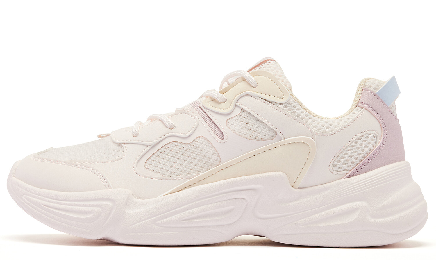 

Кроссовки QIAODAN Lifestyle Shoes Women's Low-top Hydrogen Pink Vanilla Yellow, желтый