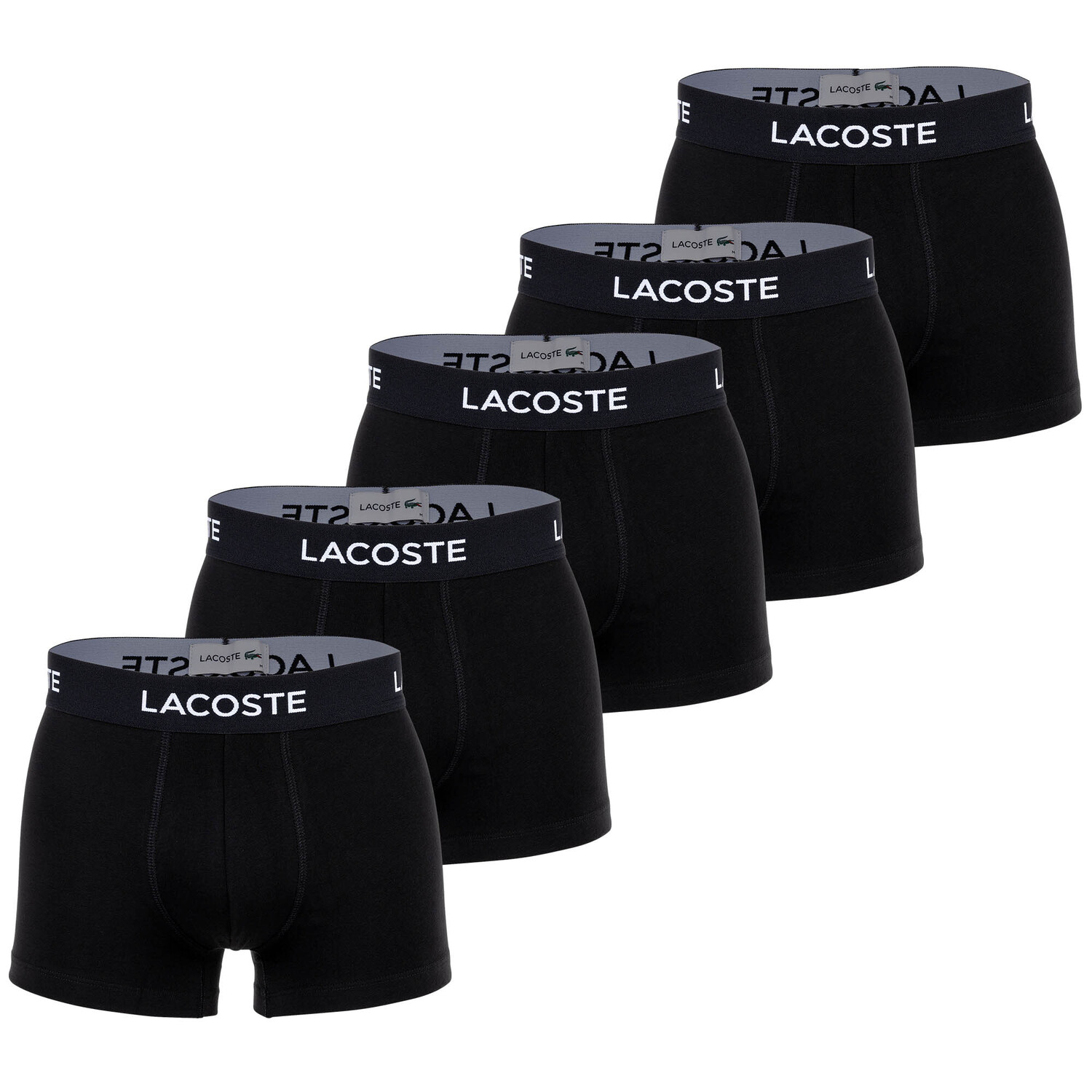 

Боксеры Lacoste Boxershort 5 шт, черный