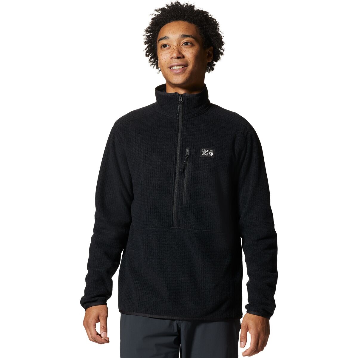 

Откройте для себя флис на молнии 1/2 Mountain Hardwear, черный