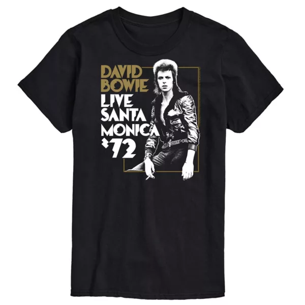 

Мужская футболка David Bowie Santa Monica Licensed Character, черный