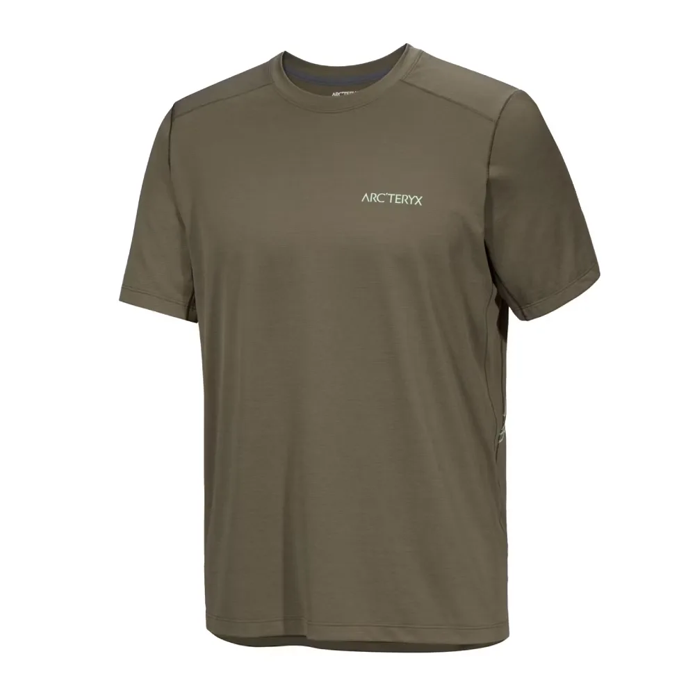 Футболка мужская CORMAC Quick Dry Arcteryx, Vintage Gray Green/Tatsu Heather/Stone