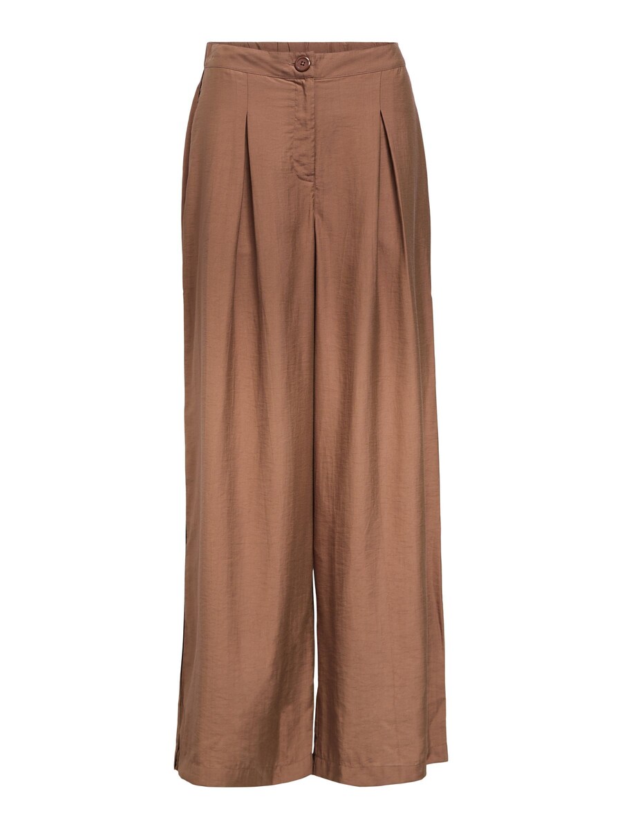 

Широкие брюки со складками спереди OBJECT YUI, коричневый