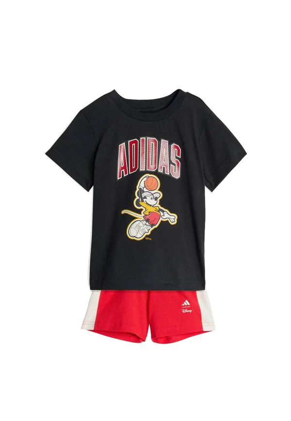 Шорты унисекс с изображением микки мауса от disney Adidas Performance, Black/Off White