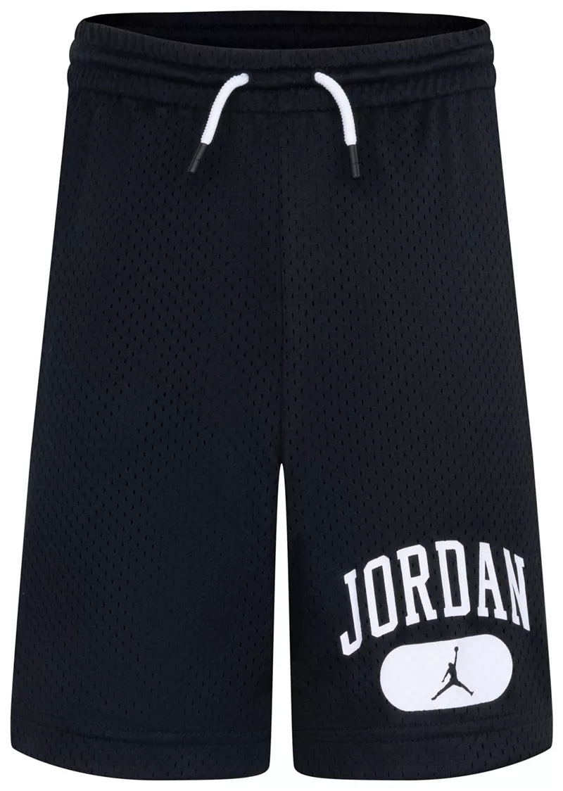 

Детские шорты из полиэтилена с сеткой Jordan, черный